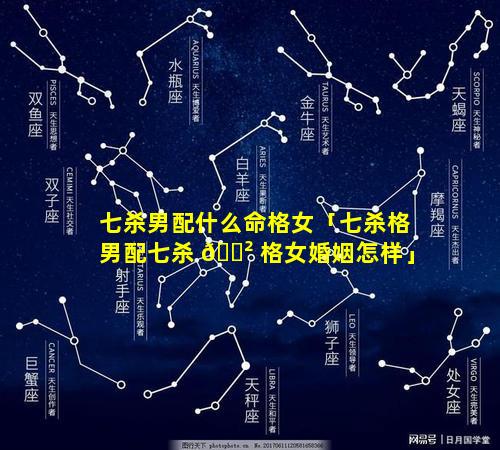 七杀男配什么命格女「七杀格男配七杀 🌲 格女婚姻怎样」